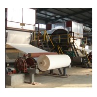 China manufactures toilet tissue roll making machine using wastage paper for paper mill