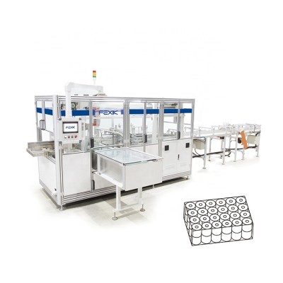 Kitchen Towel Rolls Making Production Line Automatic Packing Equipment For Facial Tissue